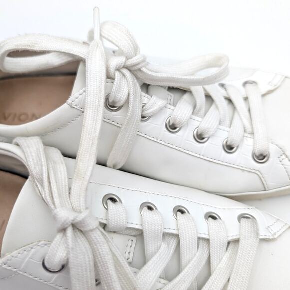 Vionic Winny Lace Up Sneaker Shoes Women's Leather White Size US10 EU41 - Picture 10 of 15